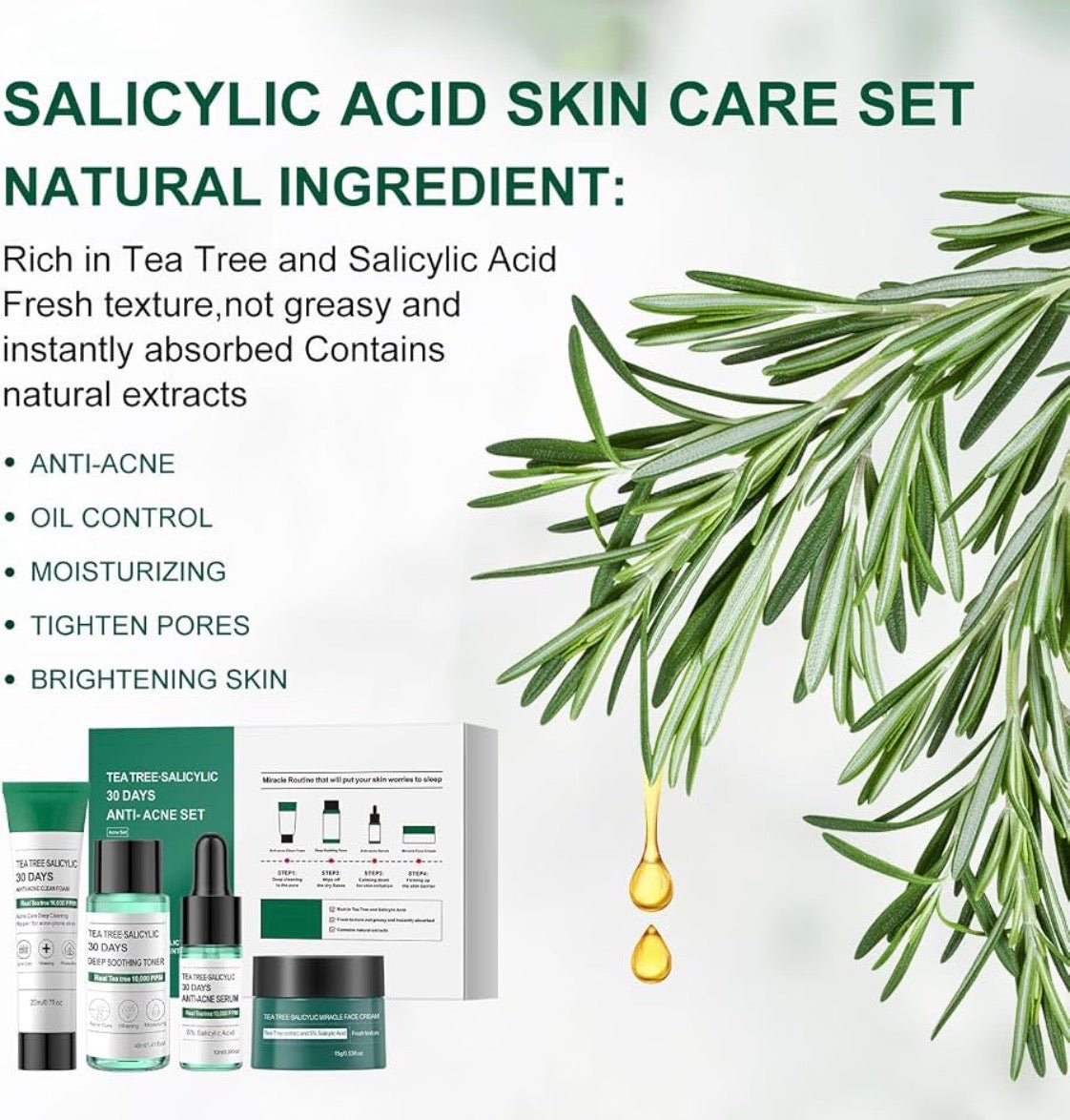Tea Tree Travel Skin Collection - Living Foods Holistics
